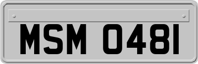 MSM0481