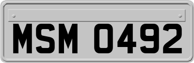MSM0492