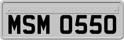 MSM0550
