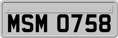 MSM0758