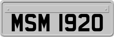 MSM1920