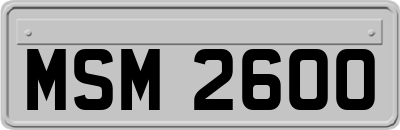 MSM2600