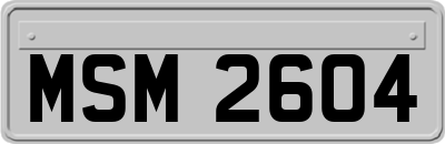 MSM2604