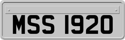 MSS1920