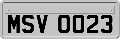 MSV0023