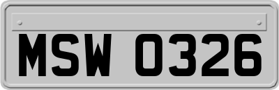 MSW0326