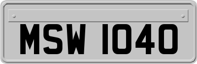 MSW1040