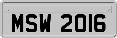 MSW2016