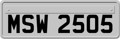 MSW2505