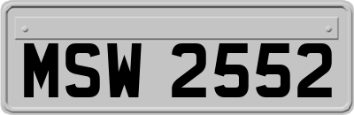 MSW2552