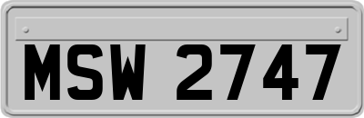 MSW2747