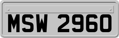 MSW2960
