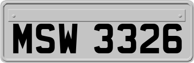 MSW3326
