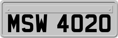 MSW4020