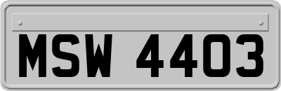 MSW4403