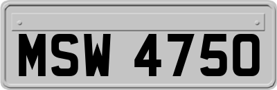 MSW4750