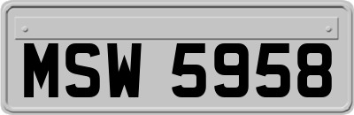 MSW5958
