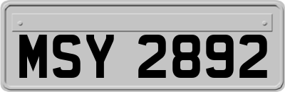 MSY2892