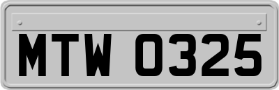MTW0325