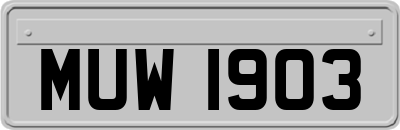 MUW1903