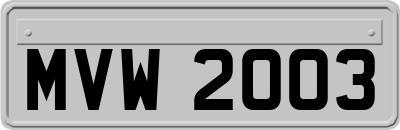 MVW2003