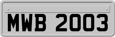 MWB2003