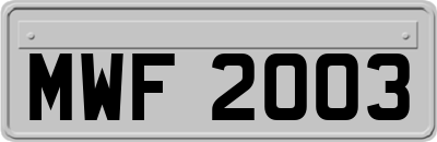 MWF2003