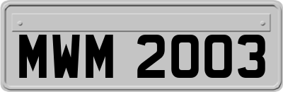 MWM2003