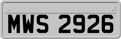 MWS2926