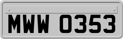 MWW0353