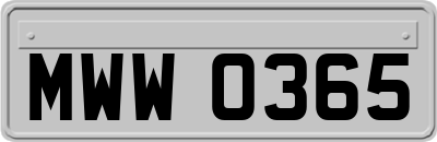 MWW0365