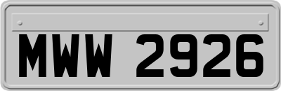 MWW2926