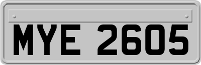 MYE2605