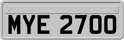 MYE2700