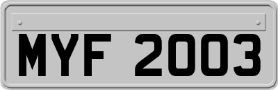 MYF2003
