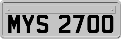 MYS2700