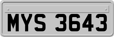 MYS3643