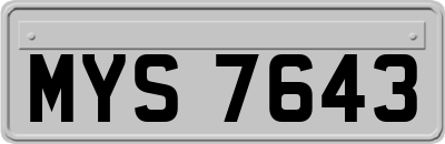 MYS7643
