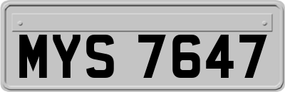 MYS7647