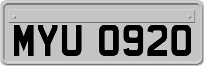 MYU0920
