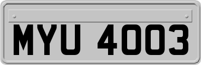 MYU4003