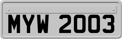 MYW2003