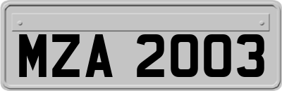 MZA2003