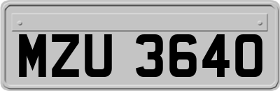 MZU3640