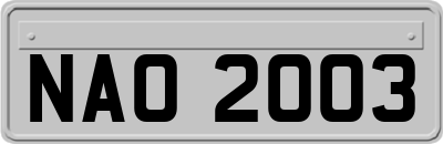 NAO2003