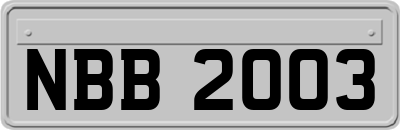 NBB2003