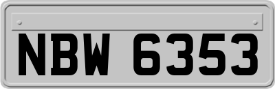 NBW6353