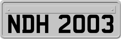 NDH2003