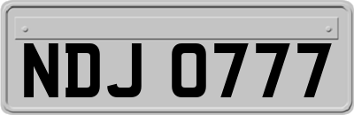 NDJ0777