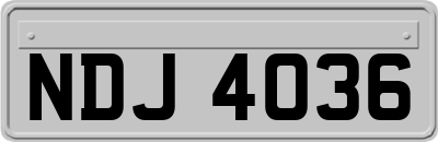 NDJ4036